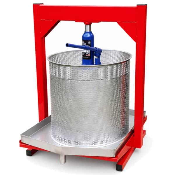 Hydraulic jack fruit press, 50 L, LCJ50 - Bottle Jack Apple & Cider press