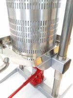 Stainless steel hydraulic apple press 18L - basket