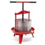 Cross beam fruit press with stainless steel basket 9 l