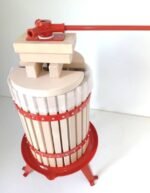 Traditional fruit press - apple press - from top