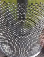 Fruit press with stainless steel basket and splash shield SVX25 - basket