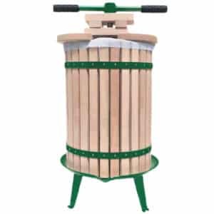 Fruit Press TP30 (30 Litre) – Traditional Wooden Apple & Cider Press with Double Handles
