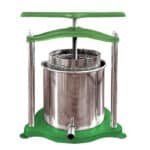 Kitchen fruit press for fruit, honey, tinctures and cheese