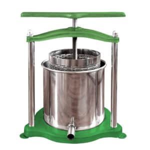 Kitchen fruit press for fruit, honey, tinctures and cheese