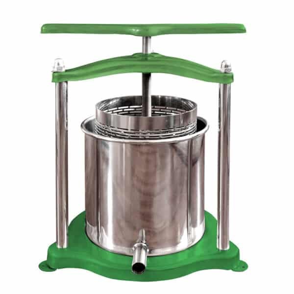 Kitchen fruit press for fruit, honey, tinctures and cheese