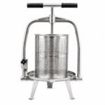 All-stanless steel crossbeam cider press, apple press, fruit press (14 litre) All-stanless steel crossbeam cider press, apple press, fruit press (14 litre)