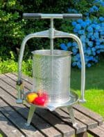 All-stanless steel crossbeam cider press, apple press, fruit press (14 litre) - photo All-stanless steel crossbeam cider press, apple press, fruit press (14 litre) - photo